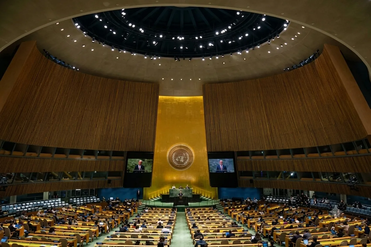 Asamblea General de la ONU en sesión